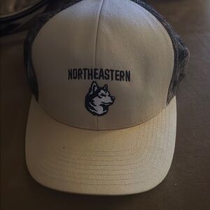 Northeastern Huskies Light Colored and Camo Trucker Cap